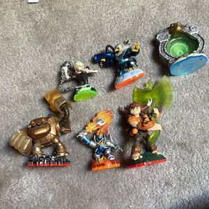 Skylanders figures from the video game